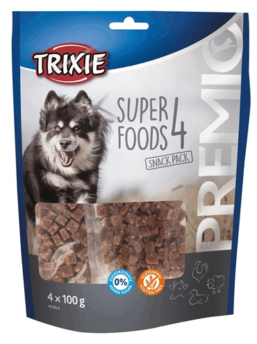 Trixie Premio Superfoods Kip / Eend / Rund / Lam 4X100 GR